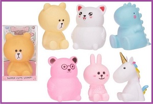 Lámpara animales Kawaii