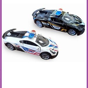 Coche policía luz sonido